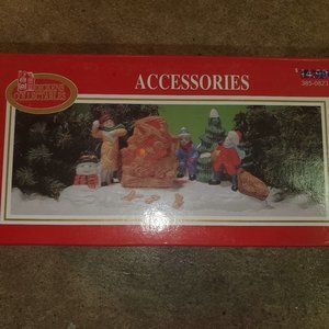 Dickens Collectables - Burning Fire Piece